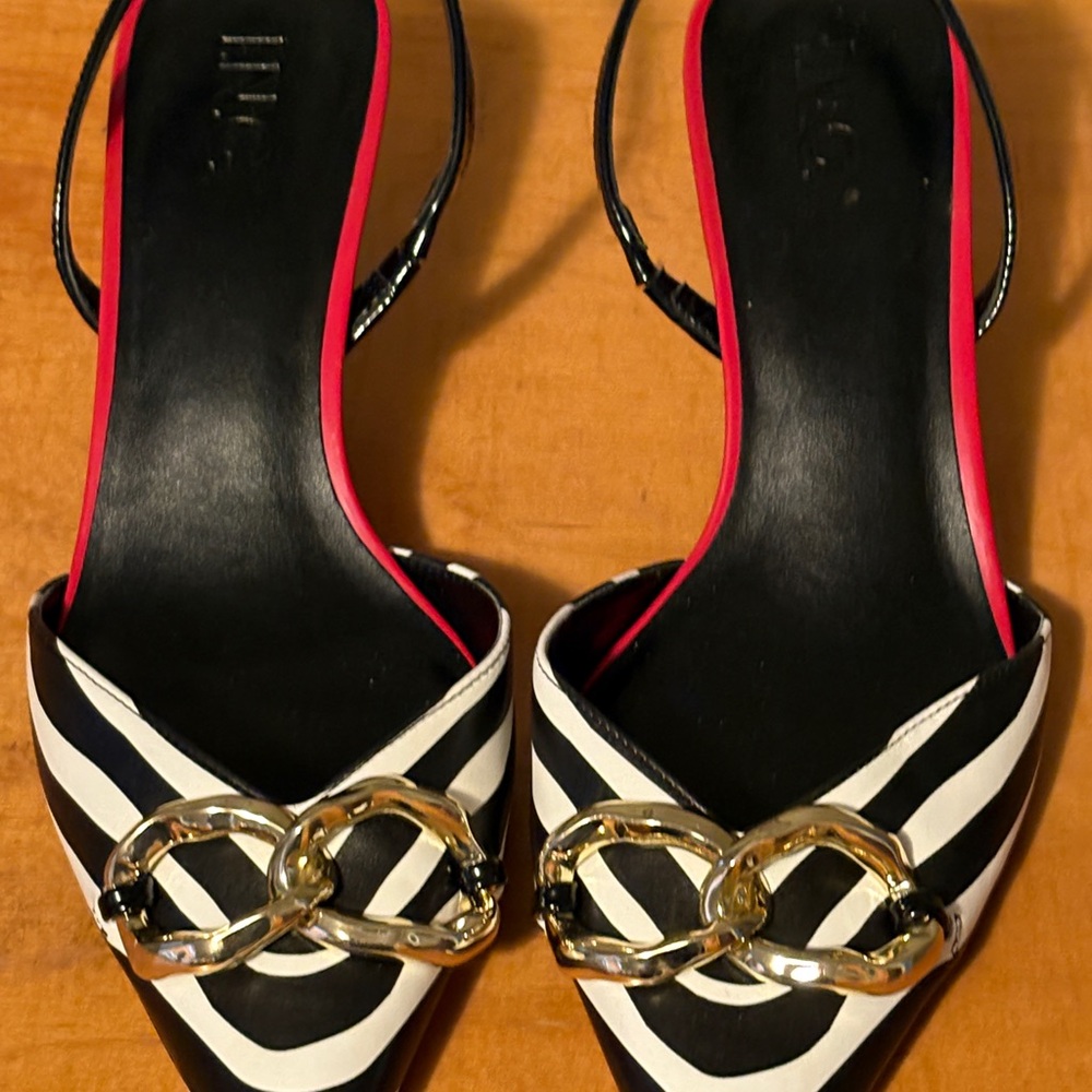 INC International Concepts Black and Red Heels